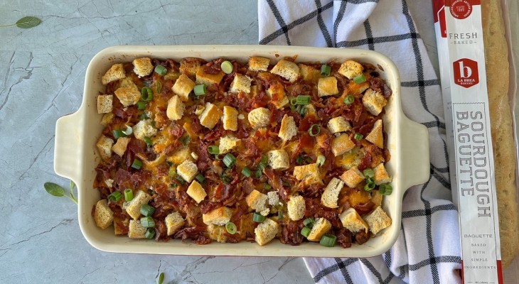 Savory Breakfast Casserole | La Brea Bakery
